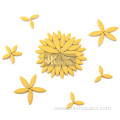 Yellow Leaf Shape Ceramic Mosaic for Mosaic Art